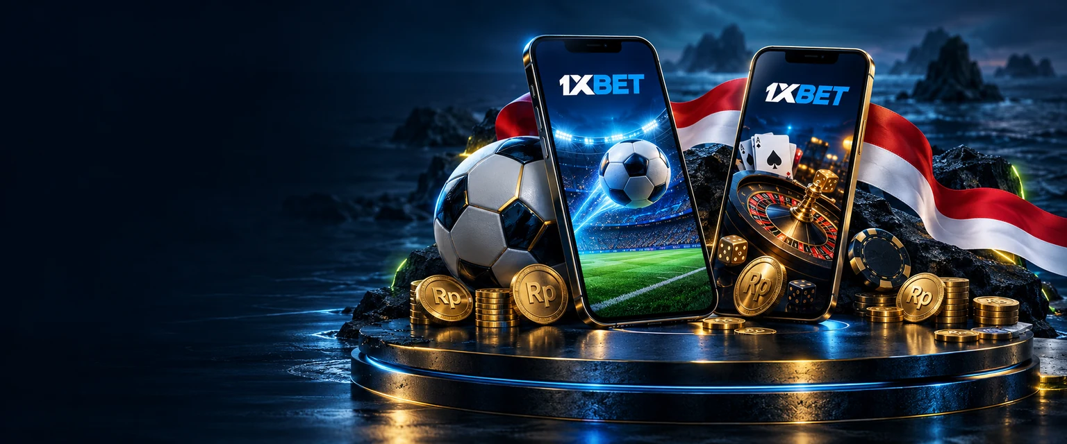 Aplikasi 1xBet untuk iOS dan Android dengan sportsbook dan kasino di ponsel