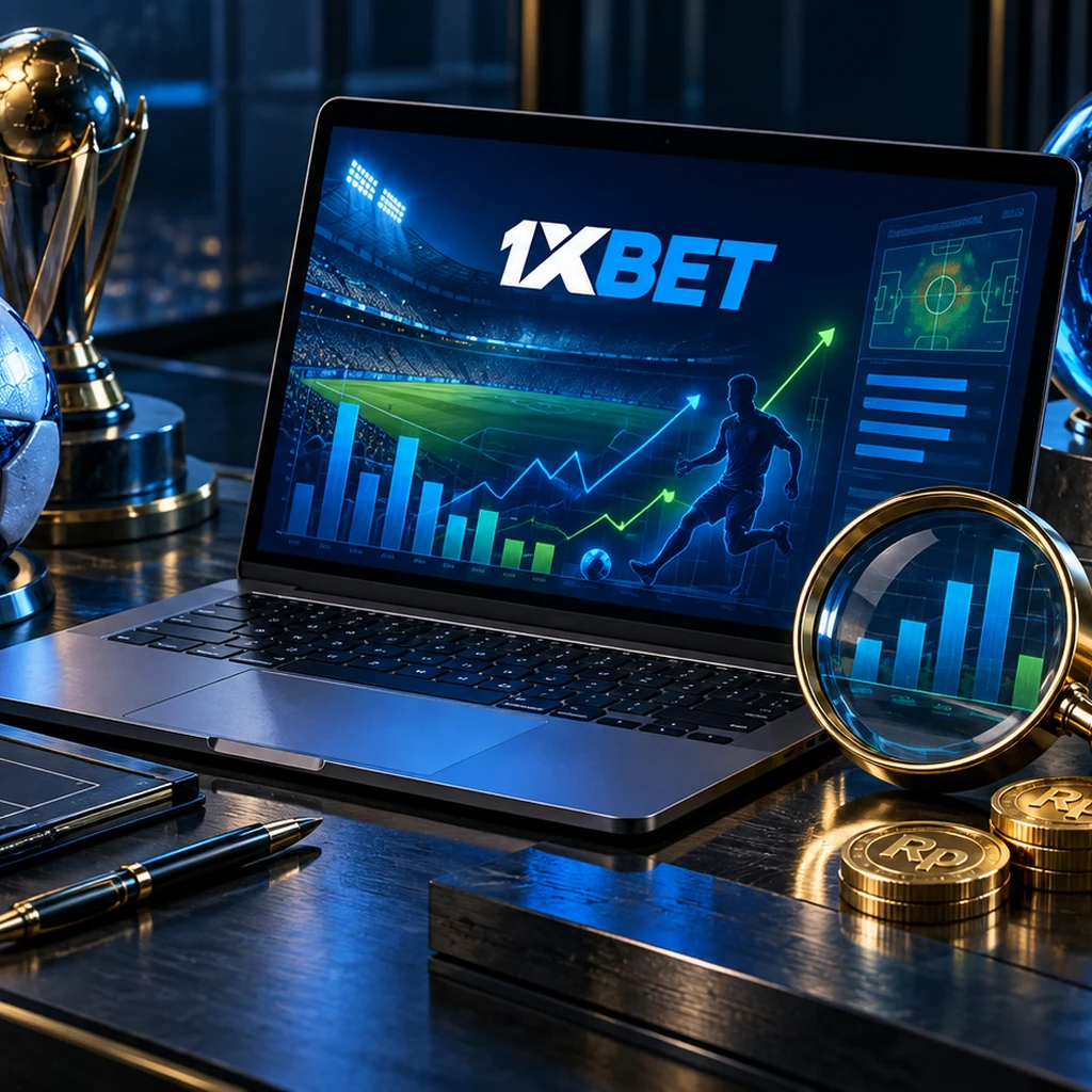 Pengujian dan analisis independen platform 1xBet dengan kaca pembesar dan dasbor data