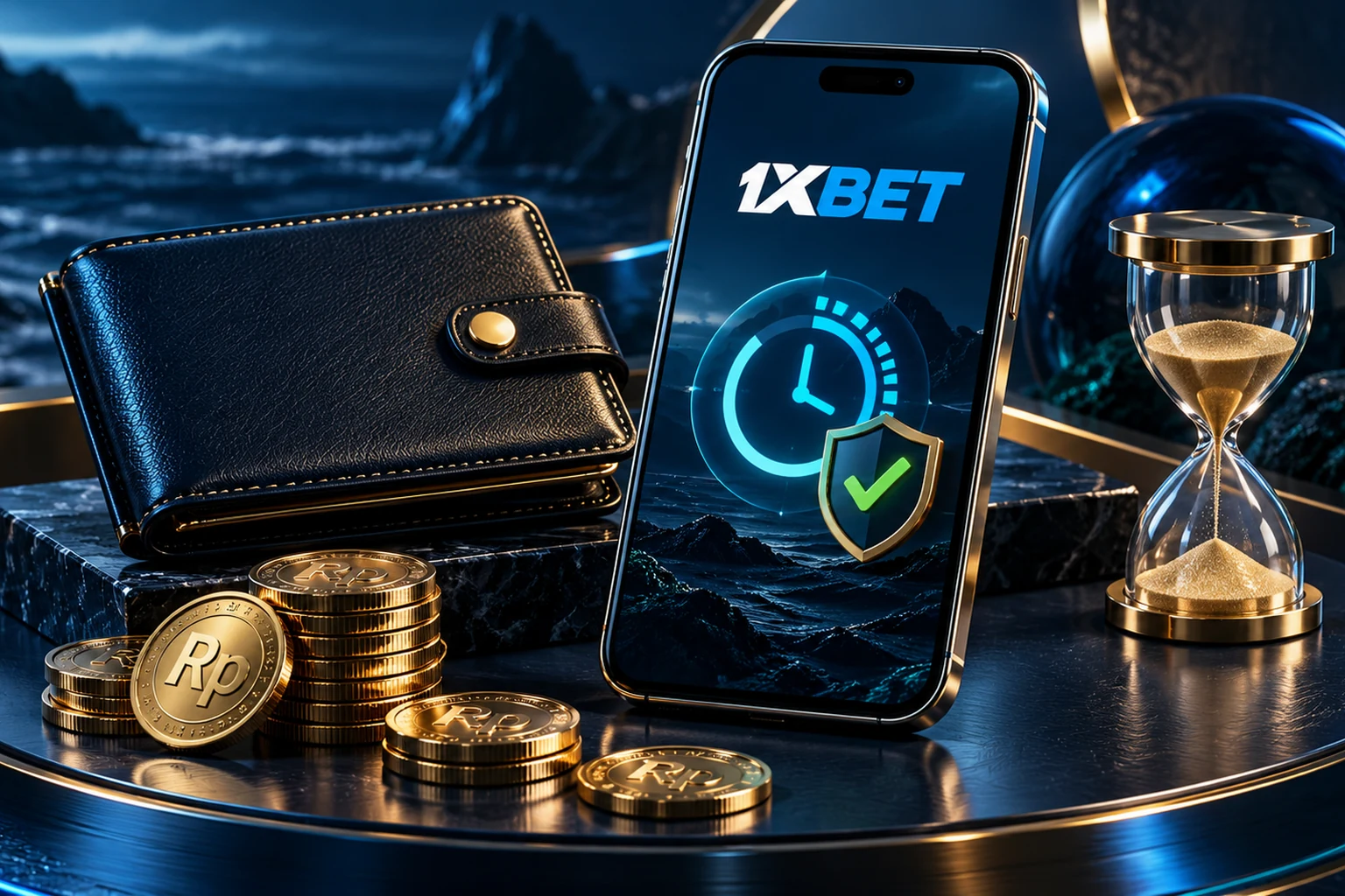 Alat judi bertanggung jawab 1xBet dengan perisai 18+ dan pengatur batas